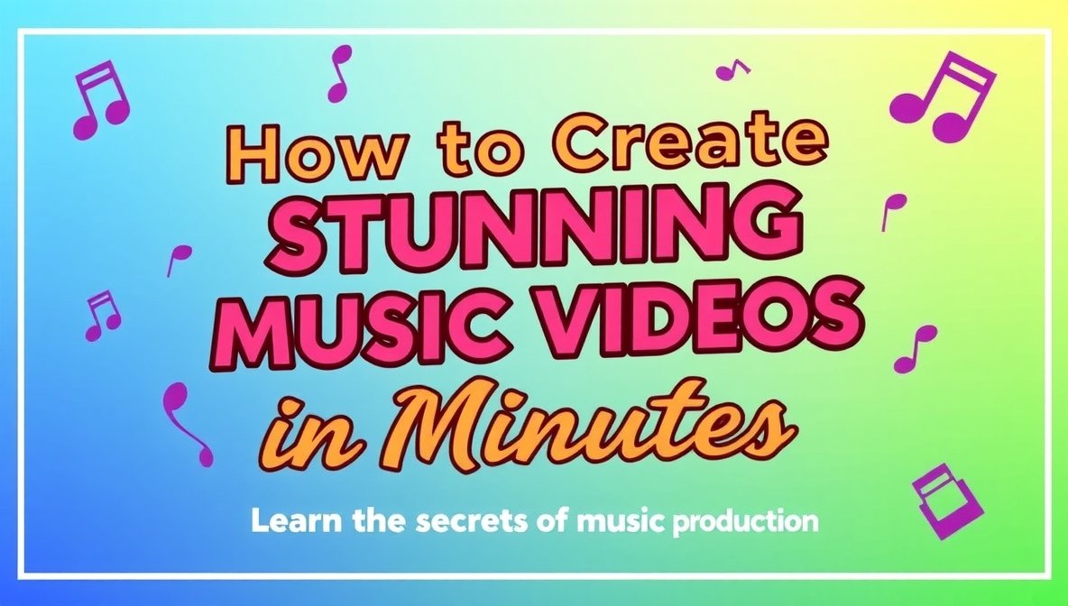 How to Create Stunning Music Videos in Minutes